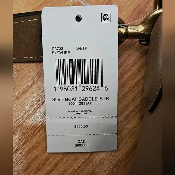 NWT Coach Beat Crossbody Bag Taupe - Picture 5 of 11